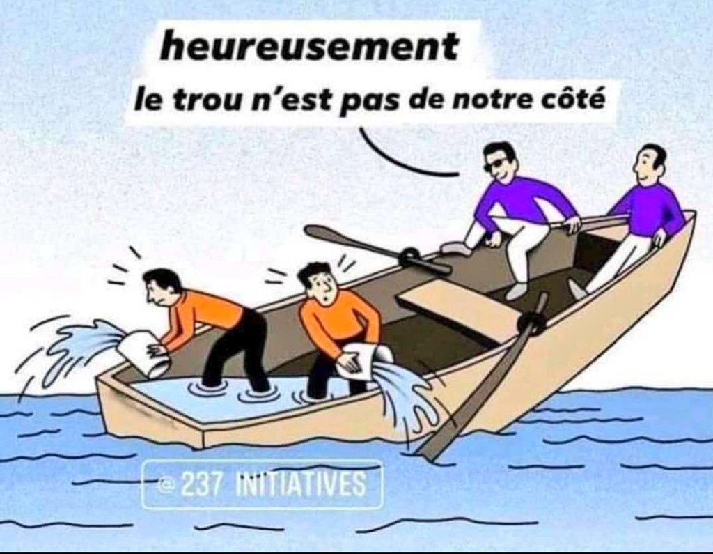Heureusement que le trou n’est pas de notre côté Heureusement que le trou n'est pas de notre côté